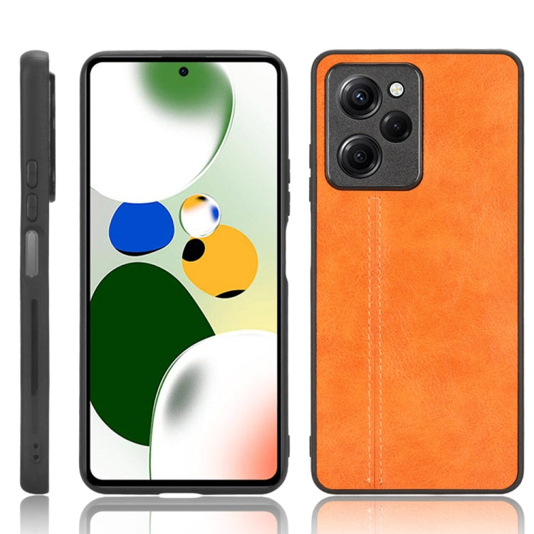 Sewing Cow Pattern Skin PC + PU + TPU Phone Case, For Samsung Galaxy S23+ 5G, For Samsung Galaxy S23 Ultra 5G, For Samsung Galaxy S23 5G, For Xiaomi 12T Pro, For Xiaomi 12T/Redmi K50 Ultra, For Xiaomi Poco C55/Redmi 12C/Redmi 11A 4G                    ...