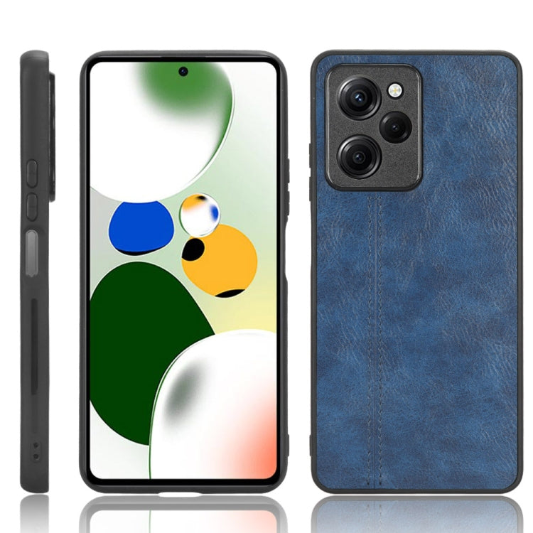 Sewing Cow Pattern Skin PC + PU + TPU Phone Case, For Samsung Galaxy S23+ 5G, For Samsung Galaxy S23 Ultra 5G, For Samsung Galaxy S23 5G, For Xiaomi 12T Pro, For Xiaomi 12T/Redmi K50 Ultra, For Xiaomi Poco C55/Redmi 12C/Redmi 11A 4G                    ...