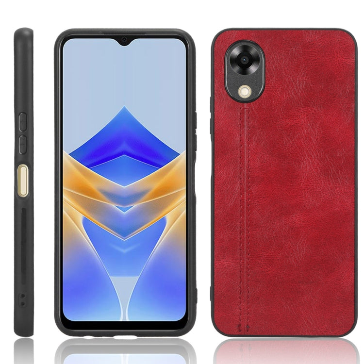 Sewing Cow Pattern Skin PC + PU + TPU Phone Case, For Samsung Galaxy S23+ 5G, For Samsung Galaxy S23 Ultra 5G, For Samsung Galaxy S23 5G, For Xiaomi 12T Pro, For Xiaomi 12T/Redmi K50 Ultra, For Xiaomi Poco C55/Redmi 12C/Redmi 11A 4G                    ...