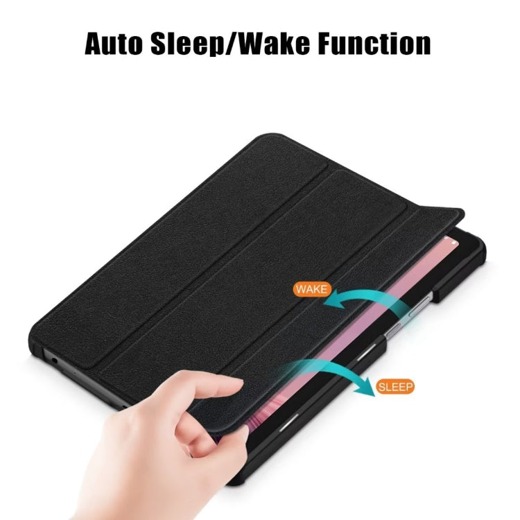 3-folding Leather Smart Tablet Case, For Lenovo Tab M9 TB-310FU