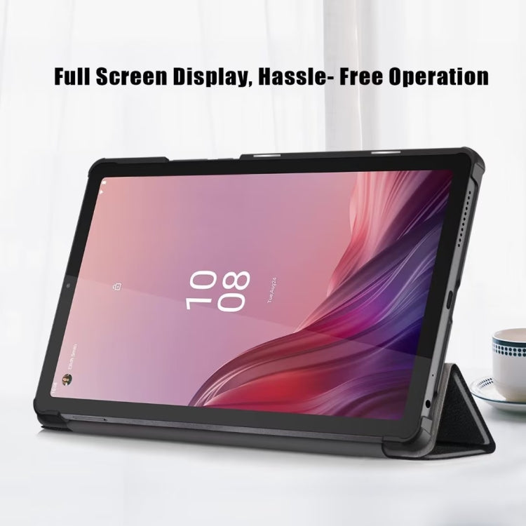 3-folding Leather Smart Tablet Case, For Lenovo Tab M9 TB-310FU