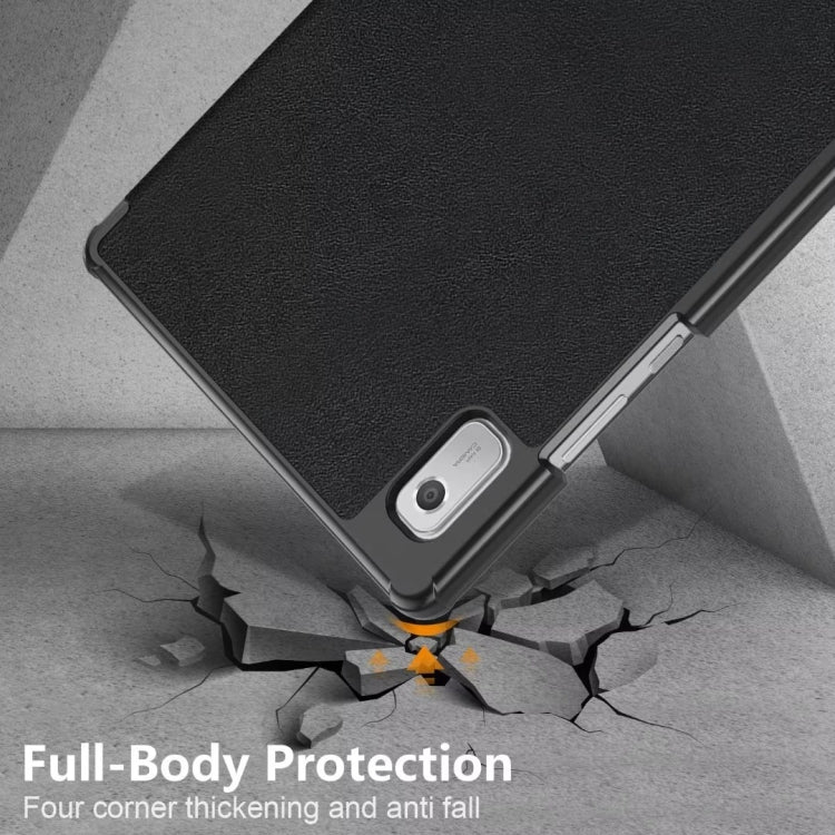 3-folding Leather Smart Tablet Case, For Lenovo Tab M9 TB-310FU