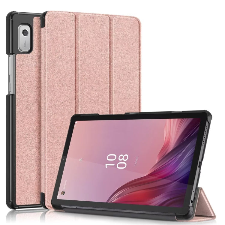 3-folding Leather Smart Tablet Case, For Lenovo Tab M9 TB-310FU