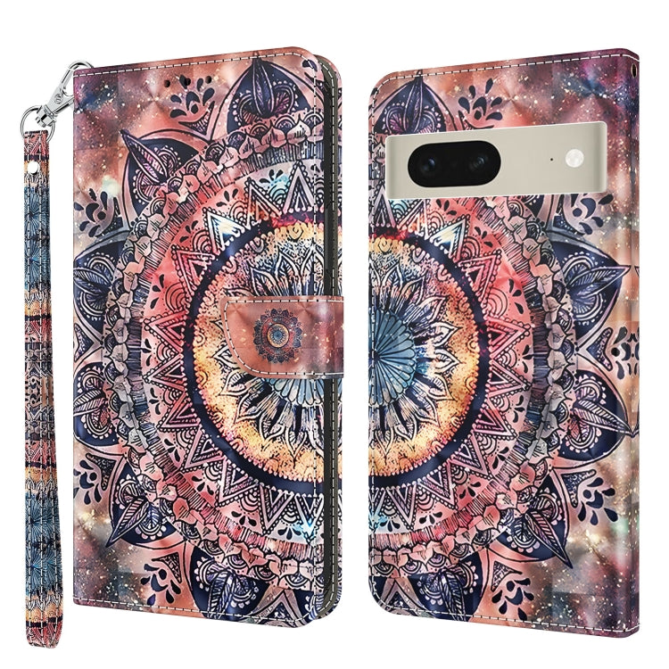 3D Painted Leather Phone Case, For Motorola Moto G73, For Google Pixel 7 5G, For Google Pixel 7 Pro 5G, For Google Pixel 7a 5G