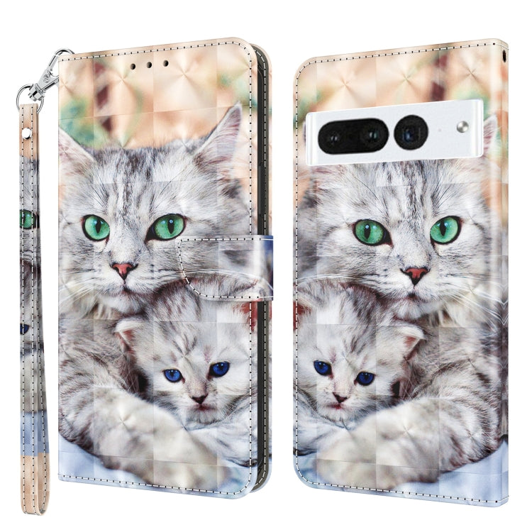 3D Painted Leather Phone Case, For Motorola Moto G73, For Google Pixel 7 5G, For Google Pixel 7 Pro 5G, For Google Pixel 7a 5G