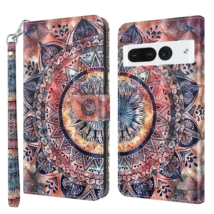 3D Painted Leather Phone Case, For Motorola Moto G73, For Google Pixel 7 5G, For Google Pixel 7 Pro 5G, For Google Pixel 7a 5G