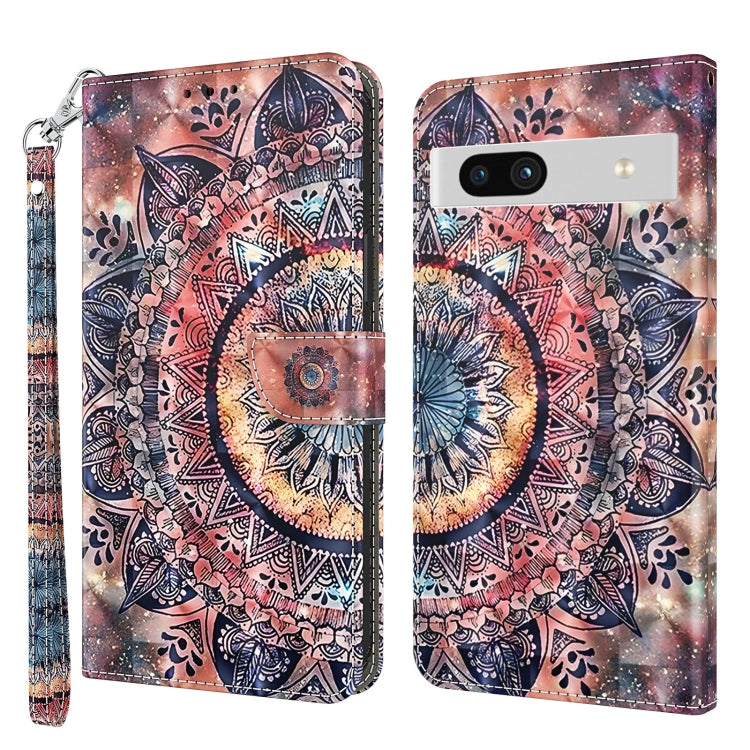 3D Painted Leather Phone Case, For Motorola Moto G73, For Google Pixel 7 5G, For Google Pixel 7 Pro 5G, For Google Pixel 7a 5G