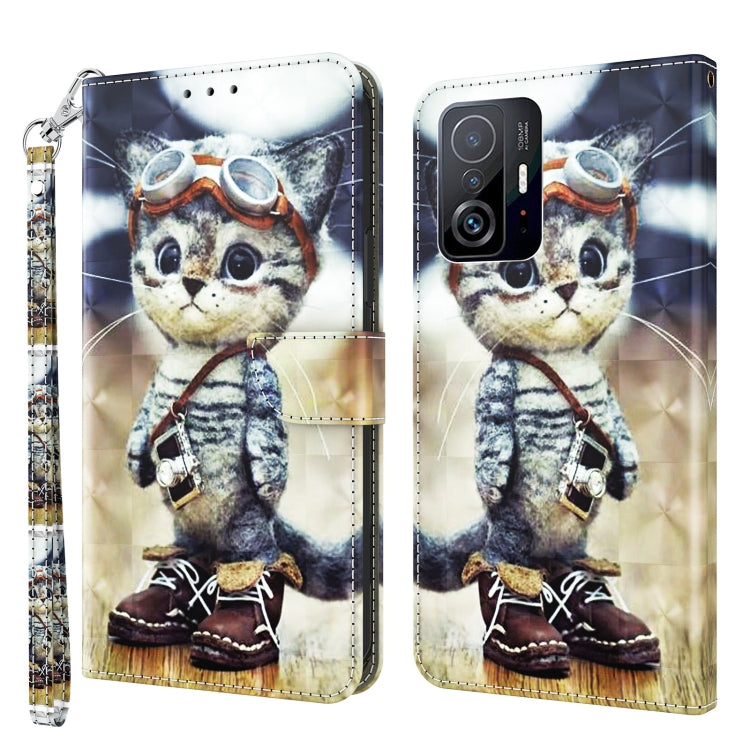 3D Painted Leather Phone Case, For Xiaomi Redmi 11A, For Samsung Galaxy A24 4G, For Samsung Galaxy A34, For Xiaomi Mi 11T Pro