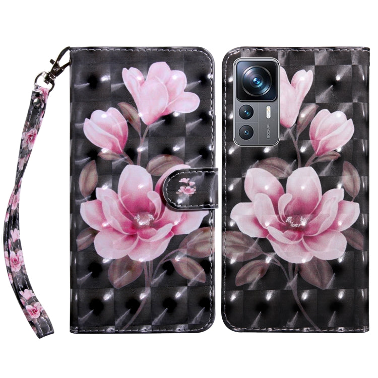 3D Painted Leather Phone Case, For Xiaomi 12T Pro