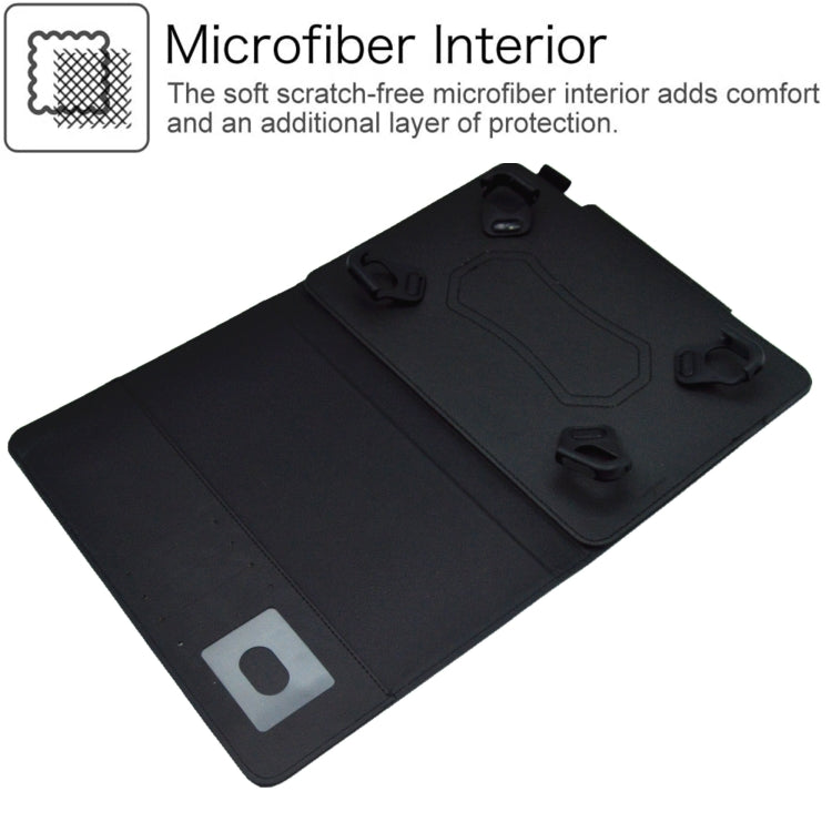 Suede Cross Texture Magnetic Clasp Leather Tablet Case, For 7 inch, For 8 inch, For 10 inch