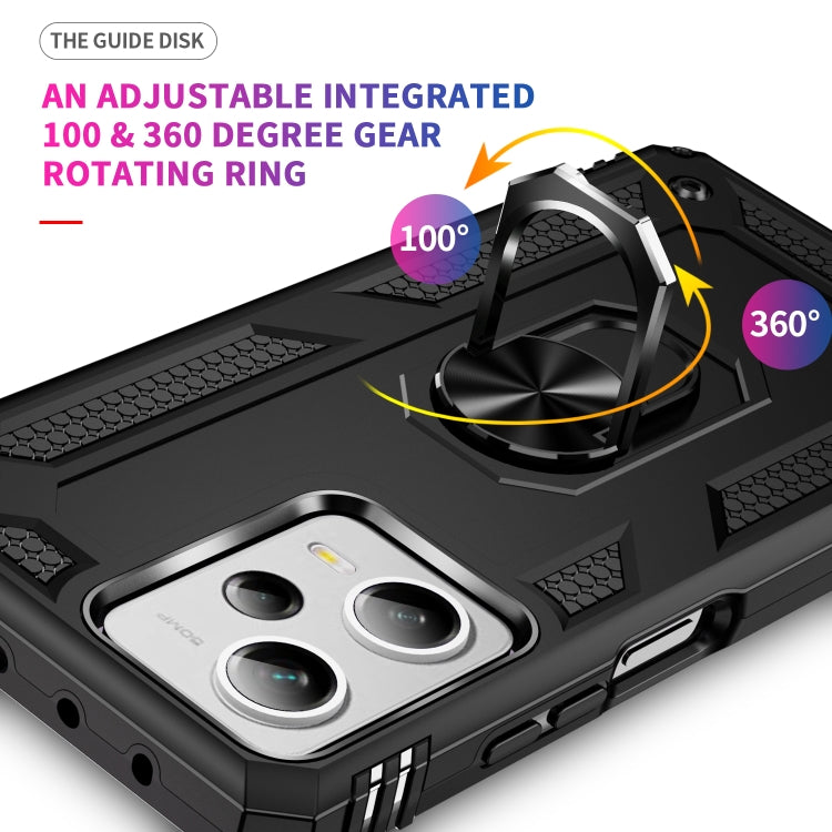 Shockproof TPU + PC Phone Case with Holder, For Xiaomi Redmi Note 12 Pro+, For Xiaomi Redmi Note 12 Pro 5G, For Xiaomi Redmi Note 12 5G Global, For Samsung Galaxy A34