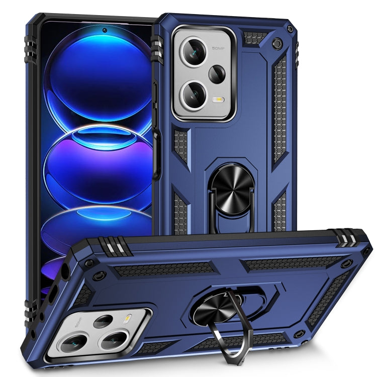 Shockproof TPU + PC Phone Case with Holder, For Xiaomi Redmi Note 12 Pro+, For Xiaomi Redmi Note 12 Pro 5G, For Xiaomi Redmi Note 12 5G Global, For Samsung Galaxy A34