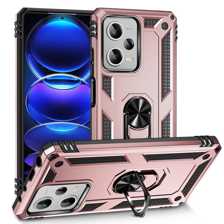 Shockproof TPU + PC Phone Case with Holder, For Xiaomi Redmi Note 12 Pro+, For Xiaomi Redmi Note 12 Pro 5G, For Xiaomi Redmi Note 12 5G Global, For Samsung Galaxy A34