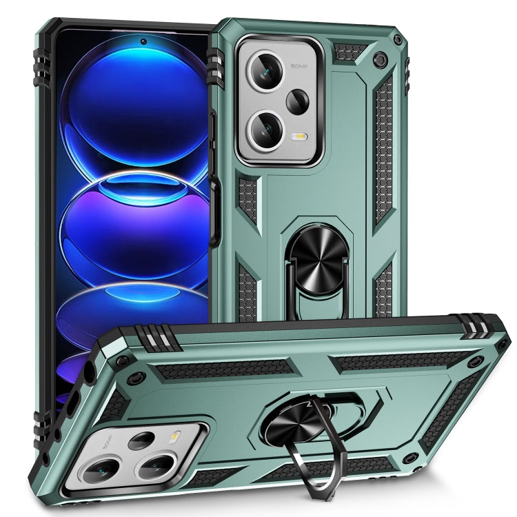 Shockproof TPU + PC Phone Case with Holder, For Xiaomi Redmi Note 12 Pro+, For Xiaomi Redmi Note 12 Pro 5G, For Xiaomi Redmi Note 12 5G Global, For Samsung Galaxy A34
