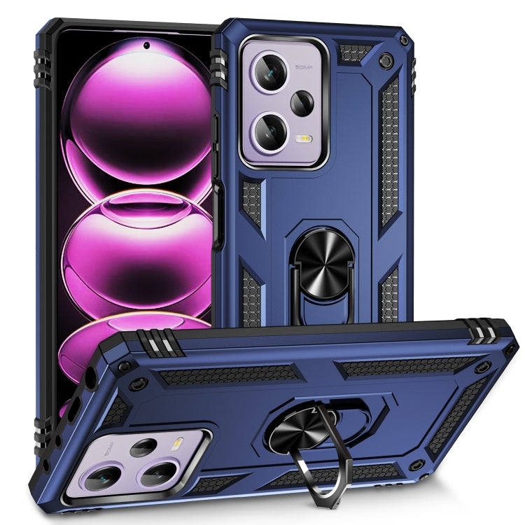Shockproof TPU + PC Phone Case with Holder, For Xiaomi Redmi Note 12 Pro+, For Xiaomi Redmi Note 12 Pro 5G, For Xiaomi Redmi Note 12 5G Global, For Samsung Galaxy A34
