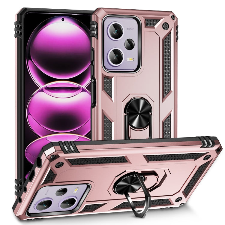 Shockproof TPU + PC Phone Case with Holder, For Xiaomi Redmi Note 12 Pro+, For Xiaomi Redmi Note 12 Pro 5G, For Xiaomi Redmi Note 12 5G Global, For Samsung Galaxy A34