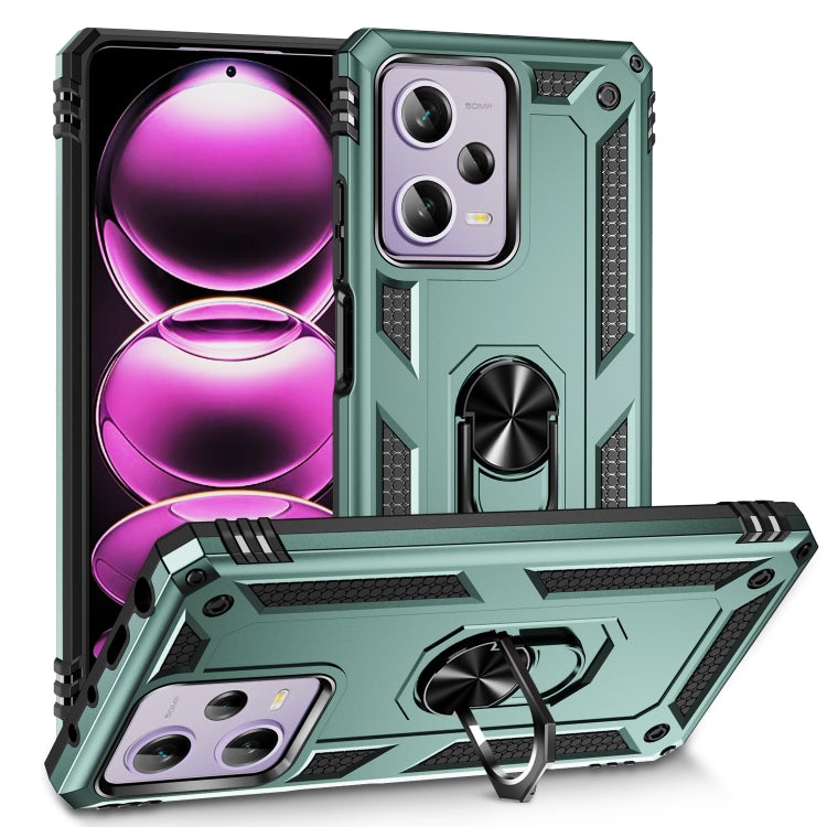 Shockproof TPU + PC Phone Case with Holder, For Xiaomi Redmi Note 12 Pro+, For Xiaomi Redmi Note 12 Pro 5G, For Xiaomi Redmi Note 12 5G Global, For Samsung Galaxy A34