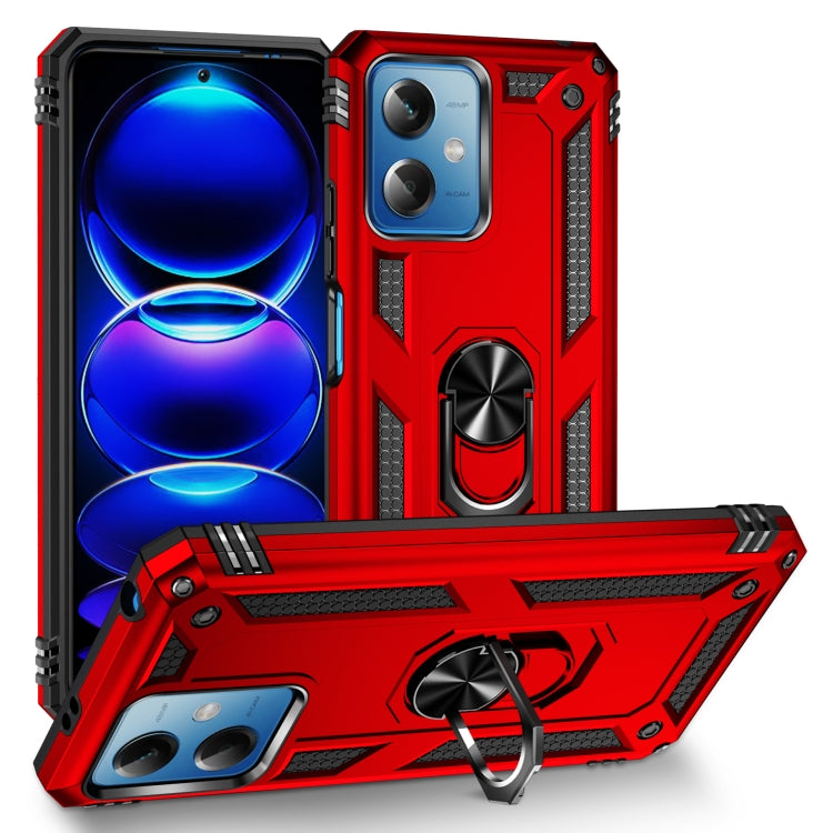 Shockproof TPU + PC Phone Case with Holder, For Xiaomi Redmi Note 12 Pro+, For Xiaomi Redmi Note 12 Pro 5G, For Xiaomi Redmi Note 12 5G Global, For Samsung Galaxy A34