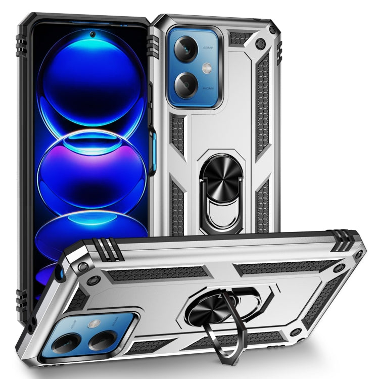 Shockproof TPU + PC Phone Case with Holder, For Xiaomi Redmi Note 12 Pro+, For Xiaomi Redmi Note 12 Pro 5G, For Xiaomi Redmi Note 12 5G Global, For Samsung Galaxy A34
