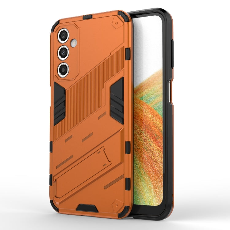 Punk Armor 2 in 1 PC + TPU Shockproof Phone Case with Invisible Holder, For Samsung Galaxy A24 5G / A24 4G