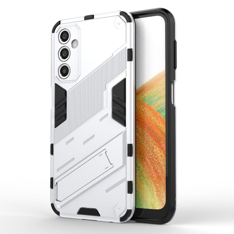 Punk Armor 2 in 1 PC + TPU Shockproof Phone Case with Invisible Holder, For Samsung Galaxy A24 5G / A24 4G
