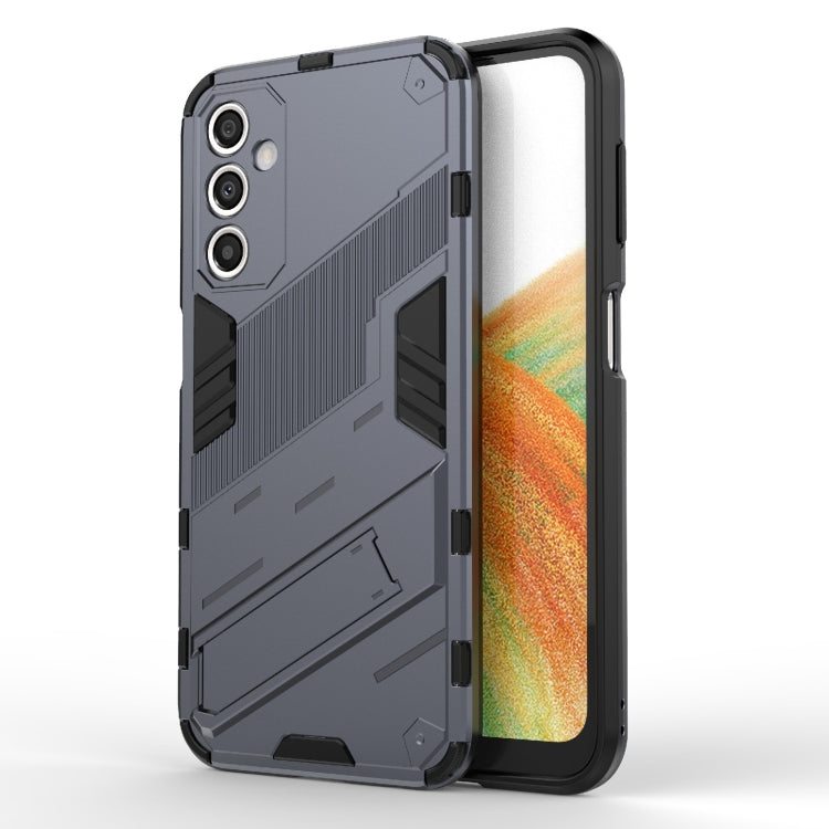 Punk Armor 2 in 1 PC + TPU Shockproof Phone Case with Invisible Holder, For Samsung Galaxy A24 5G / A24 4G