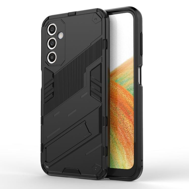Punk Armor 2 in 1 PC + TPU Shockproof Phone Case with Invisible Holder, For Samsung Galaxy A24 5G / A24 4G