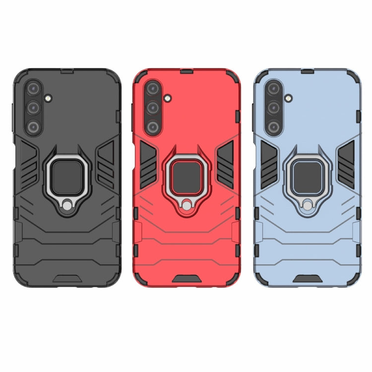 PC + TPU Shockproof Protective Phone Case with Magnetic Ring Holder, For Samsung Galaxy A24 5G / A24 4G