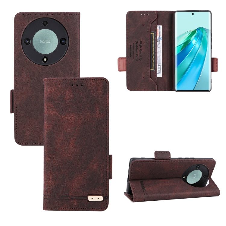 Magnetic Clasp Flip Leather Phone Case, For Honor X5, For Honor X9a 5G / Magic5 Lite, For Samsung Galaxy A24 4G, For Sony Xperia 1 V, For Sony Xperia 10 V