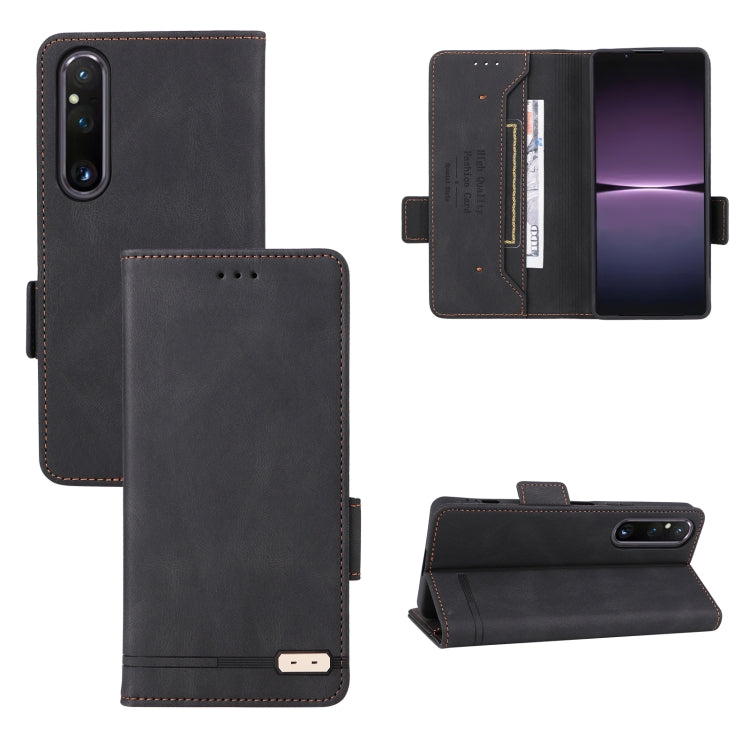 Magnetic Clasp Flip Leather Phone Case, For Honor X5, For Honor X9a 5G / Magic5 Lite, For Samsung Galaxy A24 4G, For Sony Xperia 1 V, For Sony Xperia 10 V