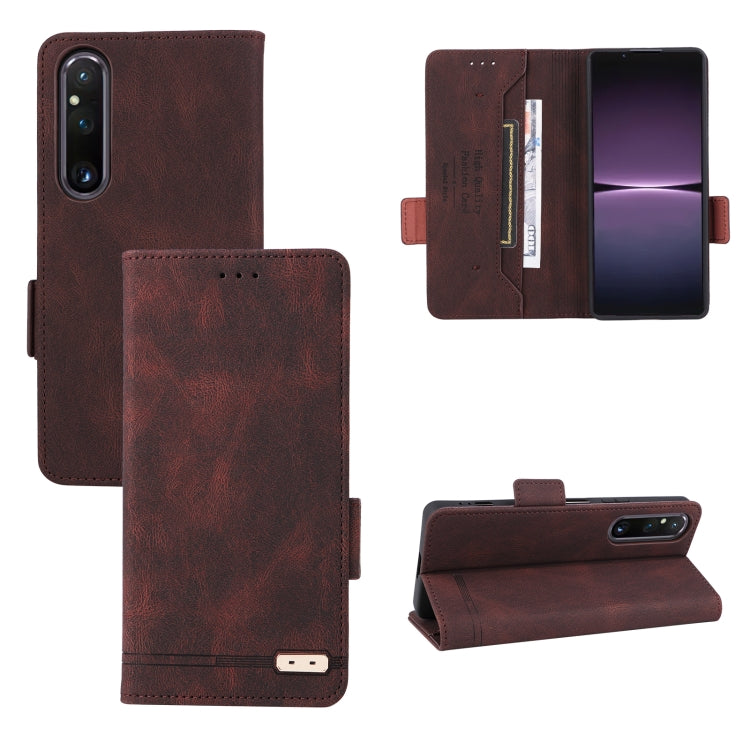 Magnetic Clasp Flip Leather Phone Case, For Honor X5, For Honor X9a 5G / Magic5 Lite, For Samsung Galaxy A24 4G, For Sony Xperia 1 V, For Sony Xperia 10 V