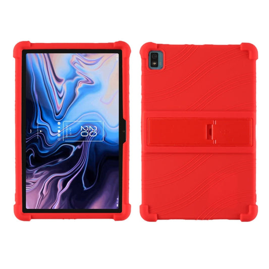 Silicone Tablet Protective Case with Invisible Bracket, For TCL 10 Tab Max 10.36 inch