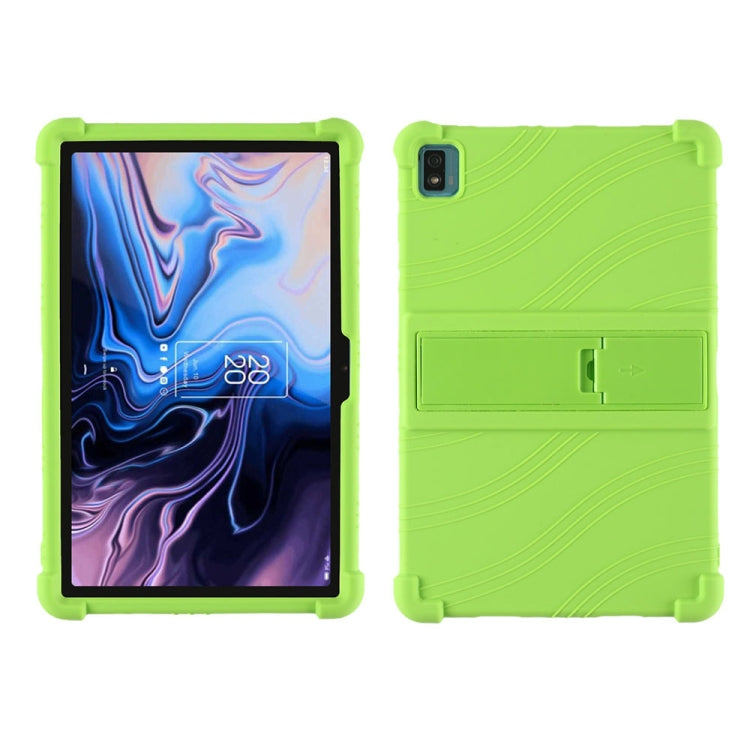 Silicone Tablet Protective Case with Invisible Bracket, For TCL 10 Tab Max 10.36 inch