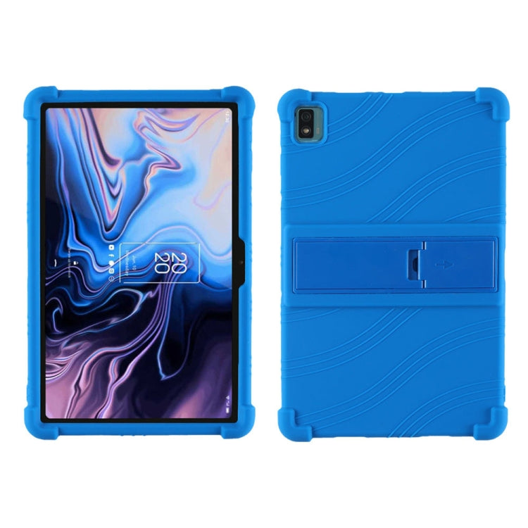 Silicone Tablet Protective Case with Invisible Bracket, For TCL 10 Tab Max 10.36 inch