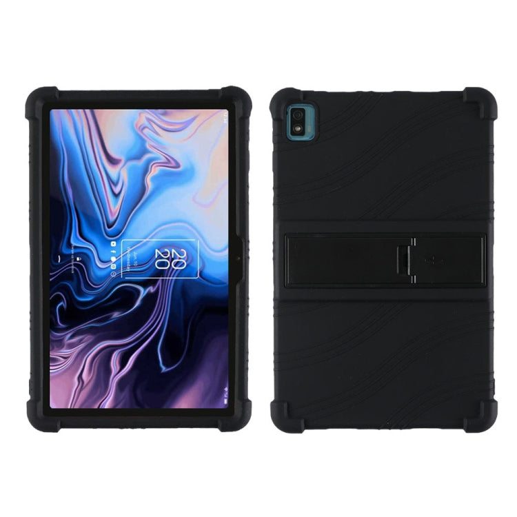 Silicone Tablet Protective Case with Invisible Bracket, For TCL 10 Tab Max 10.36 inch
