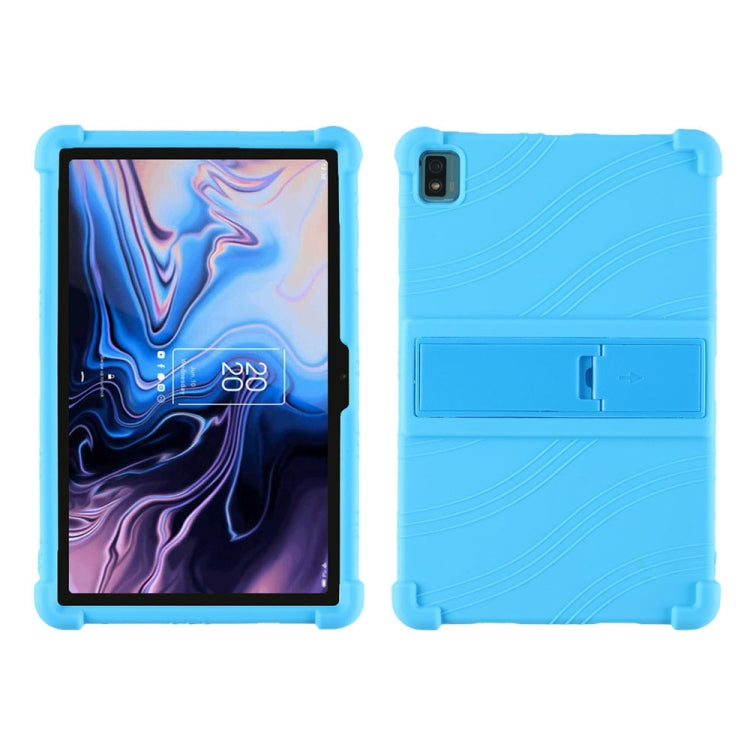 Silicone Tablet Protective Case with Invisible Bracket, For TCL 10 Tab Max 10.36 inch