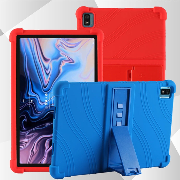 Silicone Tablet Protective Case with Invisible Bracket, For TCL 10 Tab Max 10.36 inch