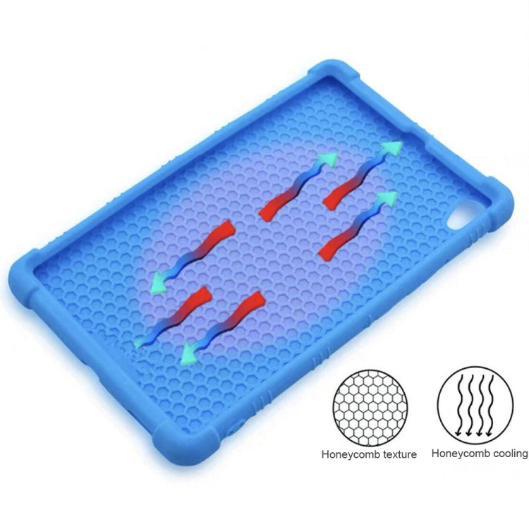 Silicone Tablet Protective Case with Invisible Bracket, For TCL 10 Tab Max 10.36 inch