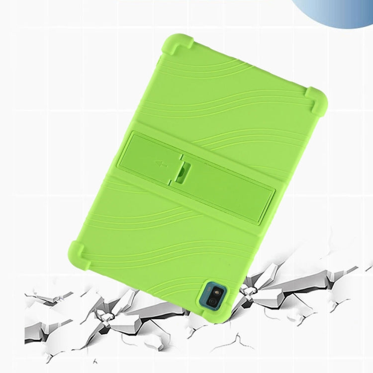Silicone Tablet Protective Case with Invisible Bracket, For TCL 10 Tab Max 10.36 inch