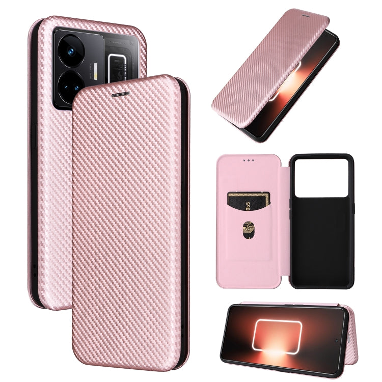 Carbon Fiber Texture Flip Leather Phone Case, For Realme GT Neo 5 / Realme GT 3, For Honor X5, For Samsung Galaxy A24 4G, For OnePlus 11R 5G