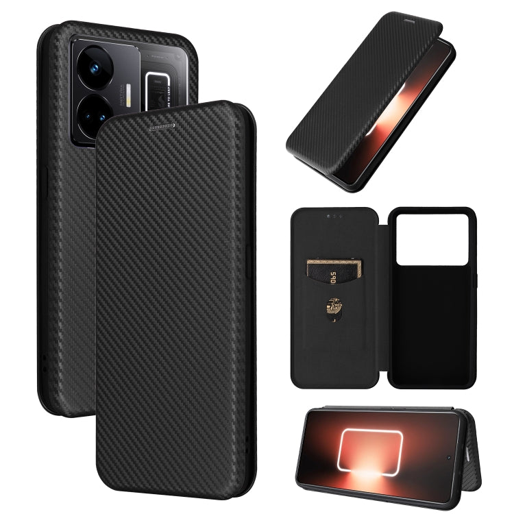Carbon Fiber Texture Flip Leather Phone Case, For Realme GT Neo 5 / Realme GT 3, For Honor X5, For Samsung Galaxy A24 4G, For OnePlus 11R 5G