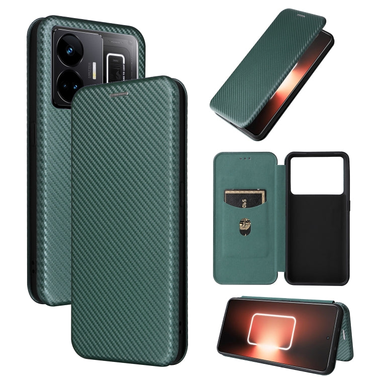 Carbon Fiber Texture Flip Leather Phone Case, For Realme GT Neo 5 / Realme GT 3, For Honor X5, For Samsung Galaxy A24 4G, For OnePlus 11R 5G