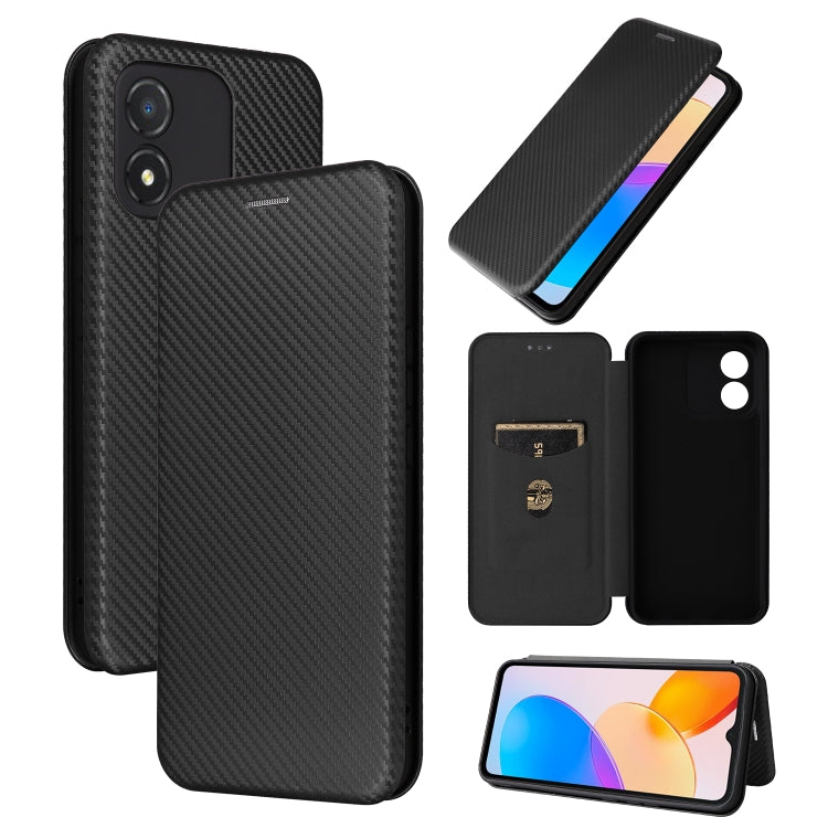 Carbon Fiber Texture Flip Leather Phone Case, For Realme GT Neo 5 / Realme GT 3, For Honor X5, For Samsung Galaxy A24 4G, For OnePlus 11R 5G