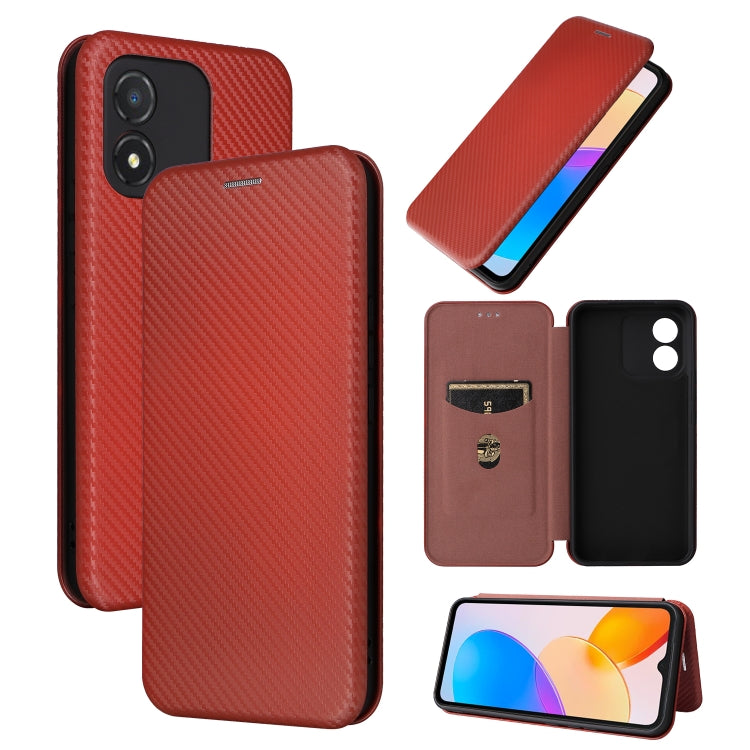 Carbon Fiber Texture Flip Leather Phone Case, For Realme GT Neo 5 / Realme GT 3, For Honor X5, For Samsung Galaxy A24 4G, For OnePlus 11R 5G