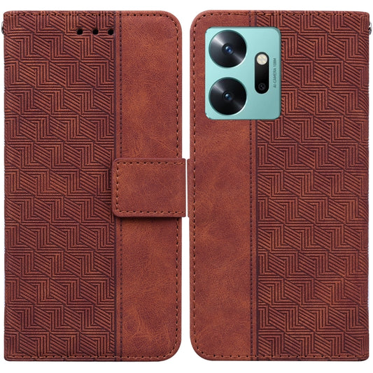 Geometric Embossed Leather Phone Case, For Infinix Zero 20, For Tecno Spark Go 2023 / Pop 7 Pro, For Honor 70, For Honor 80, For Honor 80 Pro, For Honor 80 SE, For Honor X8 5G, For Honor X9a