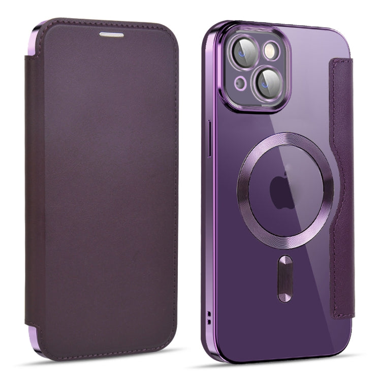 MagSafe Magnetic RFID Anti-theft Leather Phone Case, For iPhone 14 Pro Max, For iPhone 14 Pro, For iPhone 14, For iPhone 14 Plus, For iPhone 13 Pro Max, For iPhone 13 Pro