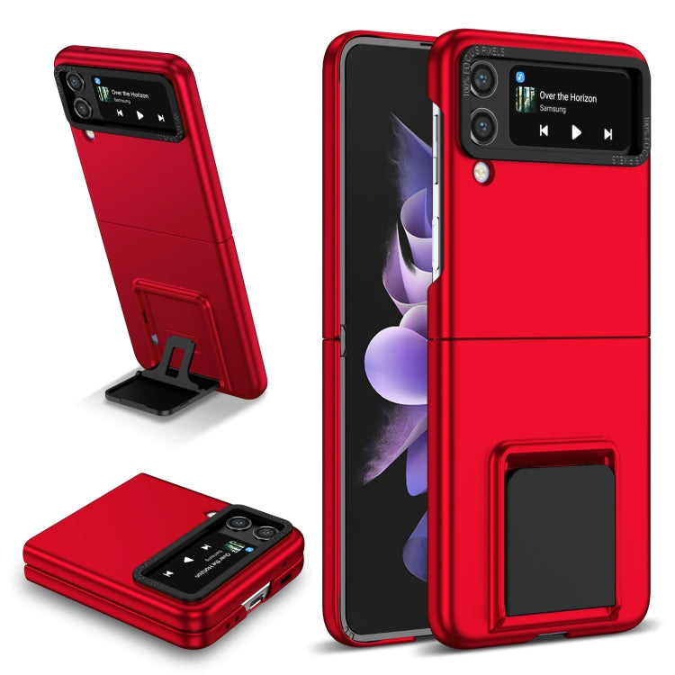Three-dimensional Folding Holder PC Phone Case, For Samsung Galaxy Z Fold3 5G, For Samsung Galaxy Z Fold4 5G, For Samsung Galaxy Z Flip3 5G, For Samsung Galaxy Z Flip4 5G