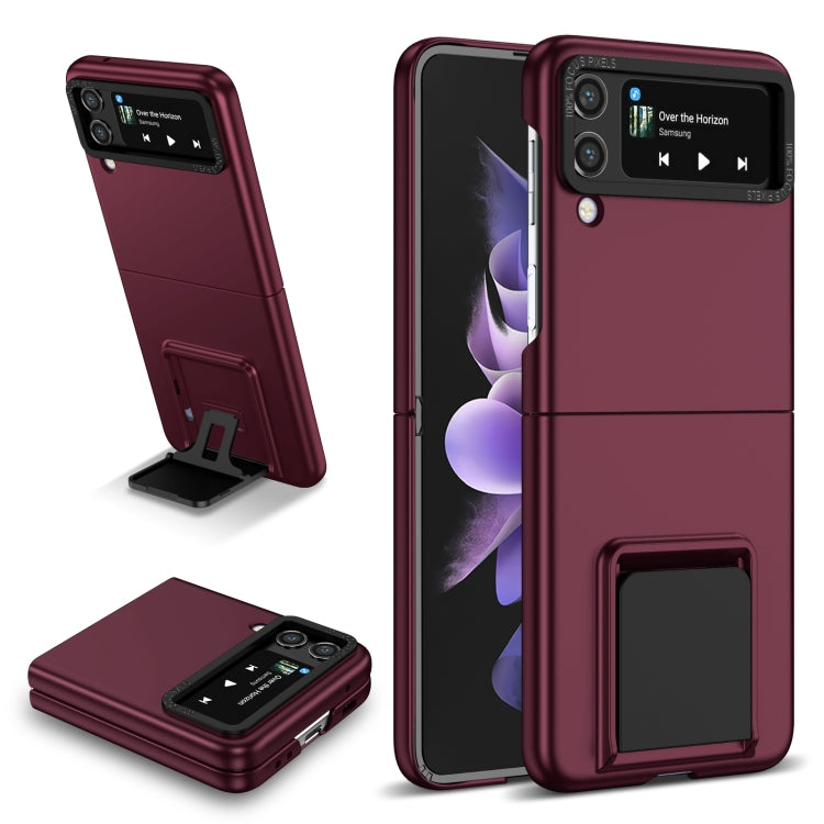 Three-dimensional Folding Holder PC Phone Case, For Samsung Galaxy Z Fold3 5G, For Samsung Galaxy Z Fold4 5G, For Samsung Galaxy Z Flip3 5G, For Samsung Galaxy Z Flip4 5G