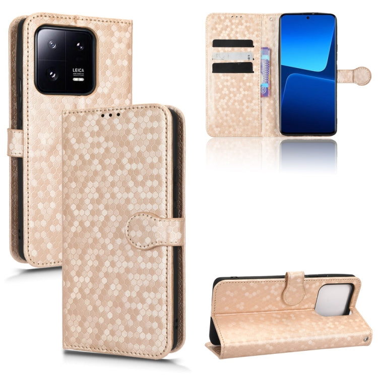 Honeycomb Dot Texture Leather Phone Case, For Xiaomi 13, For Xiaomi 13 Pro, For Xiaomi 12 Ultra, For Xiaomi Redmi Note 12 5G, For Xiaomi Redmi Note 12 Pro 5G, For Xiaomi Redmi Note12 Pro+, For Xiaomi Redmi K60 5G / K60 Pro / K60 Championship Edition   ...