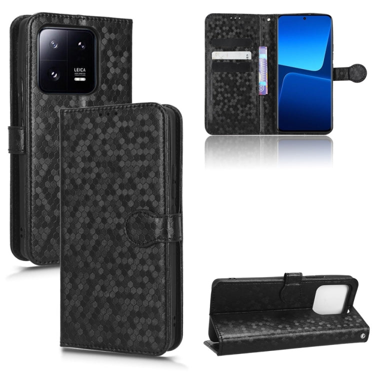 Honeycomb Dot Texture Leather Phone Case, For Xiaomi 13, For Xiaomi 13 Pro, For Xiaomi 12 Ultra, For Xiaomi Redmi Note 12 5G, For Xiaomi Redmi Note 12 Pro 5G, For Xiaomi Redmi Note12 Pro+, For Xiaomi Redmi K60 5G / K60 Pro / K60 Championship Edition   ...